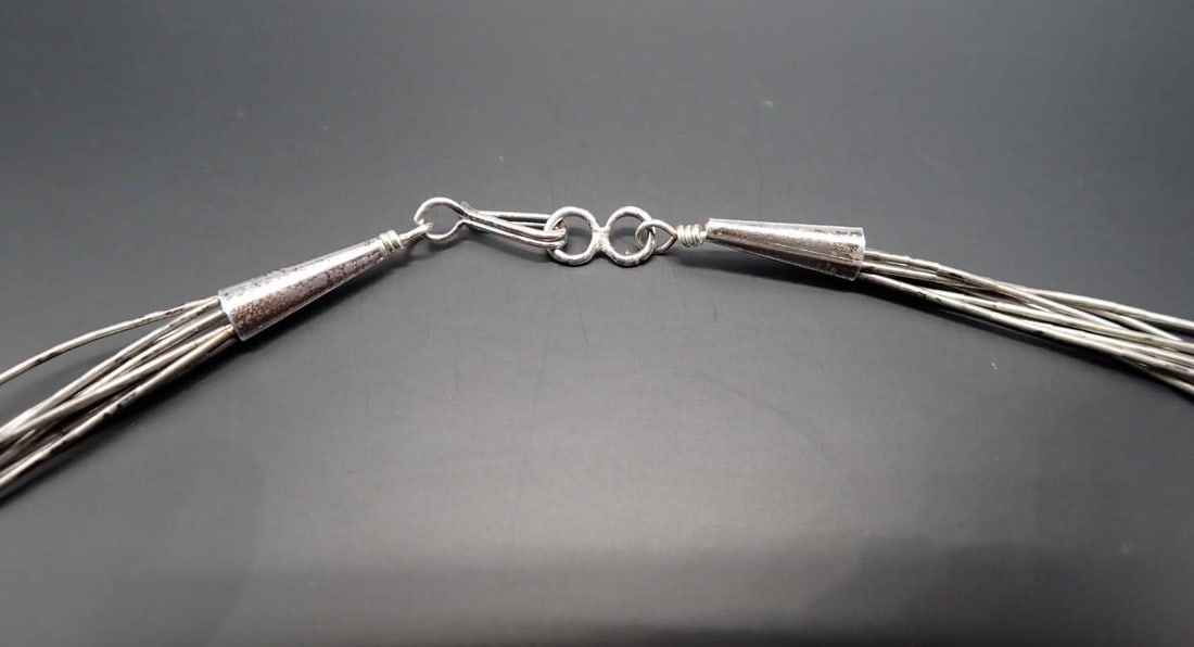 Liquid Sterling Silver Necklace - 4