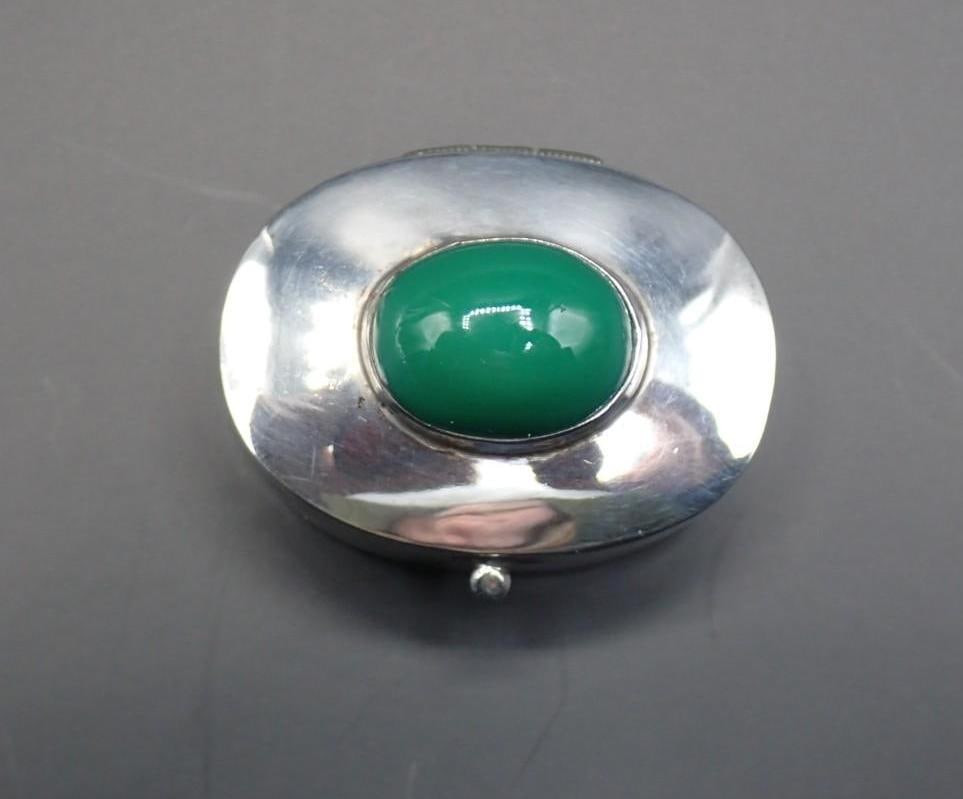 Mexican Silver Covered Box - 3