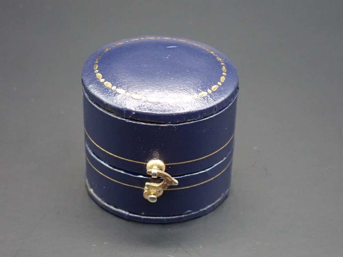 10K Yellow Gold and Jade Victorian Ring - 5
