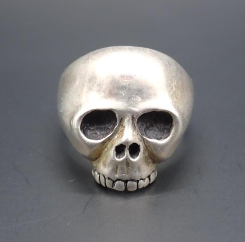 Sterling Silver Skull Ring - 2