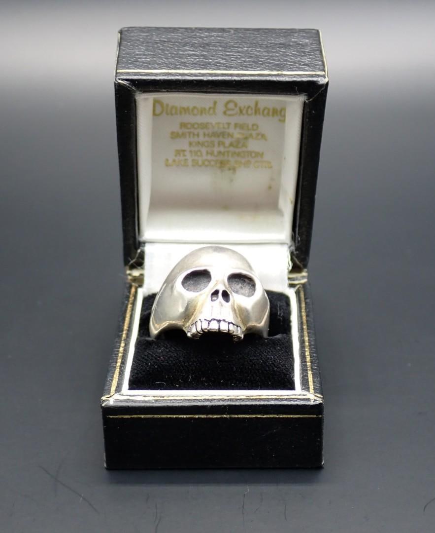 Sterling Silver Skull Ring - 5