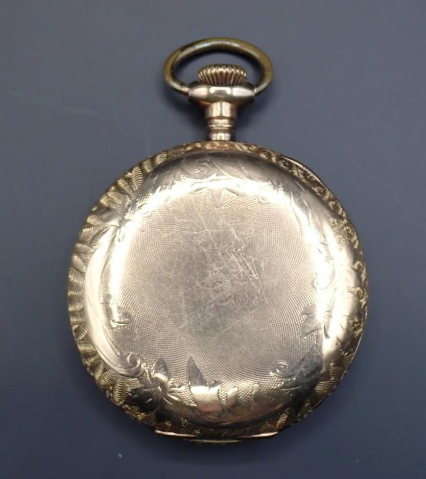 Illinois Watch Co. Gold Filled Case Pocket Watch - 3