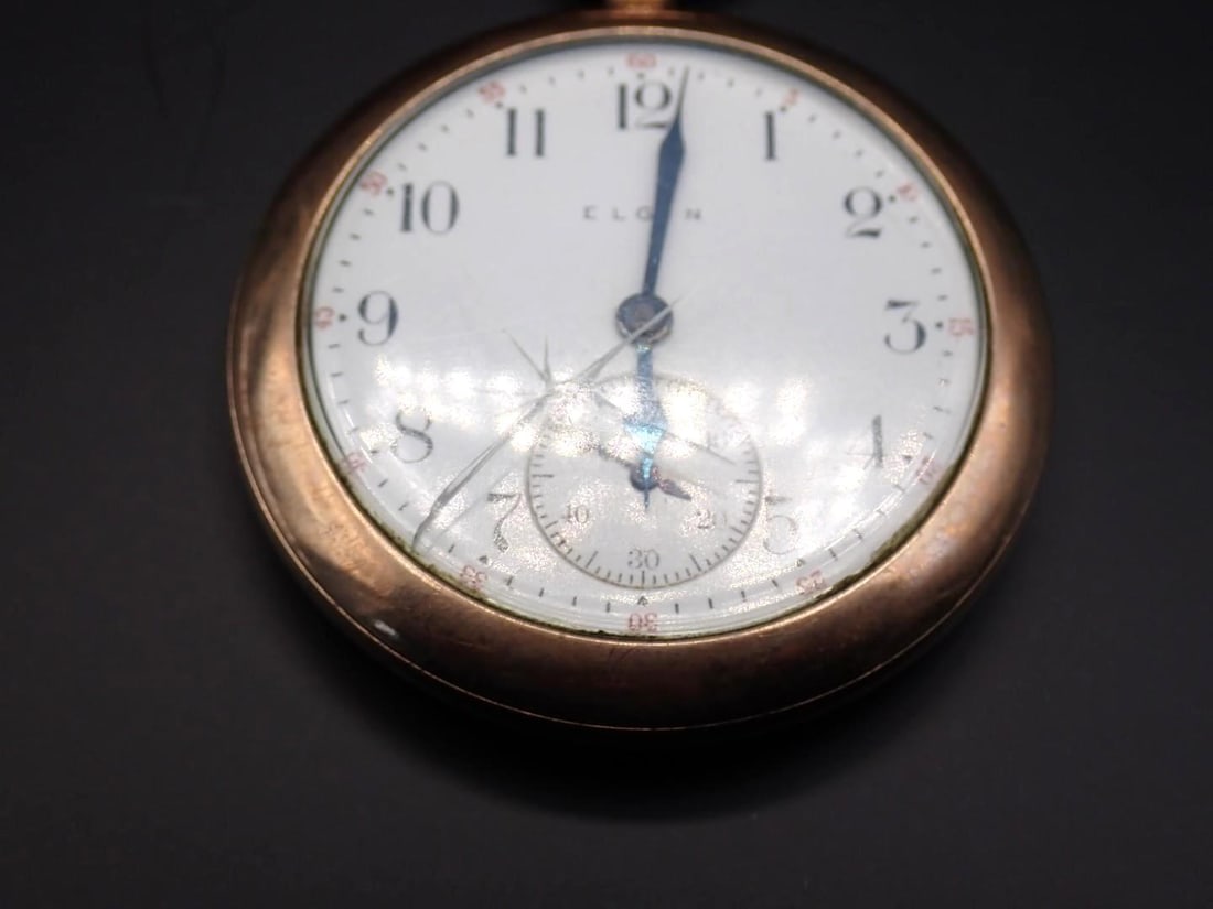 (2) Elgin Gold Filled Case Pocket Watches - 6