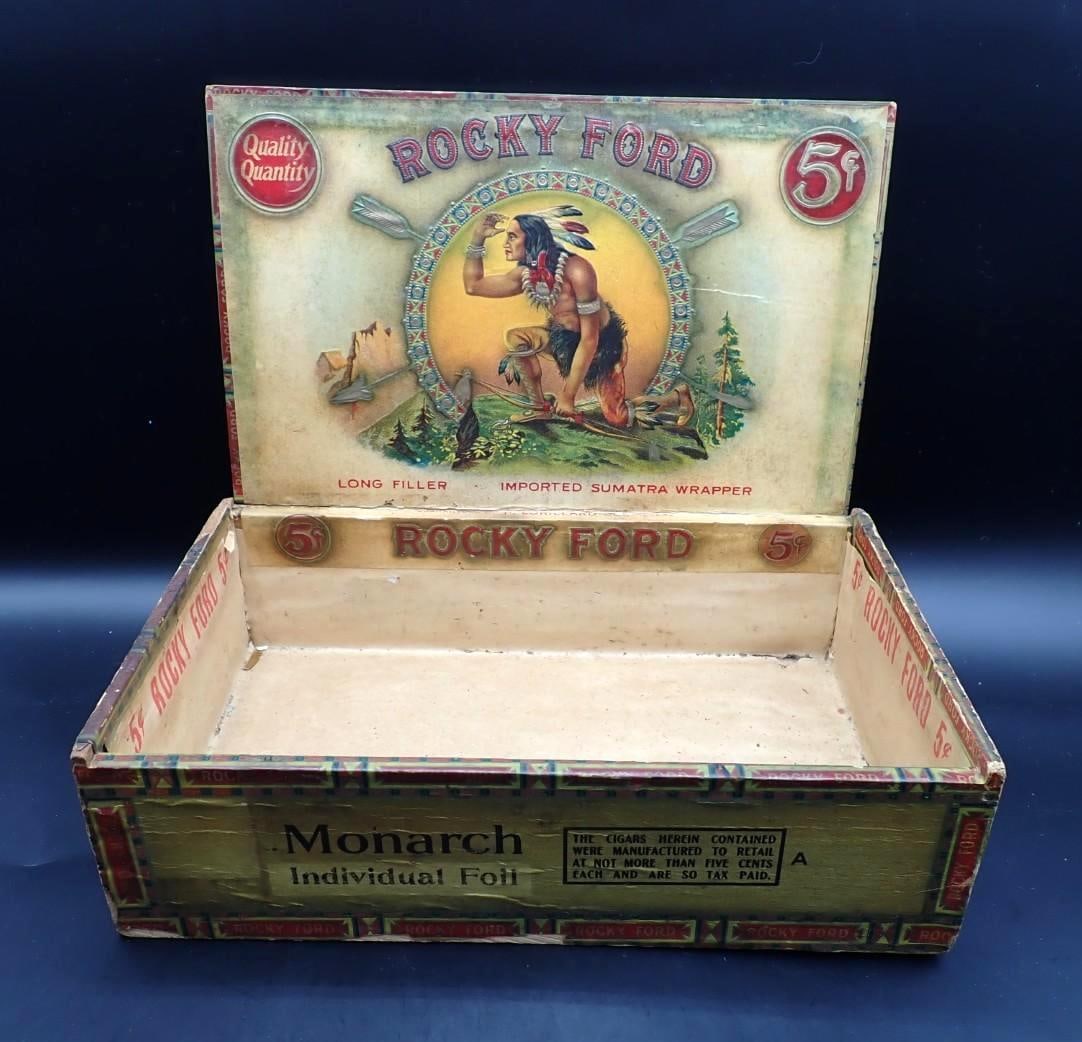 Antique Rocky Ford Cigar Box - 3
