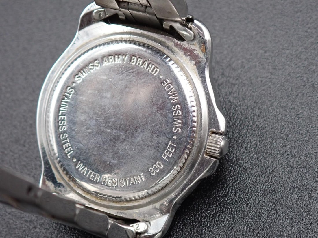 Ladies Two-Tone Swiss Army Wrist Watch - 5