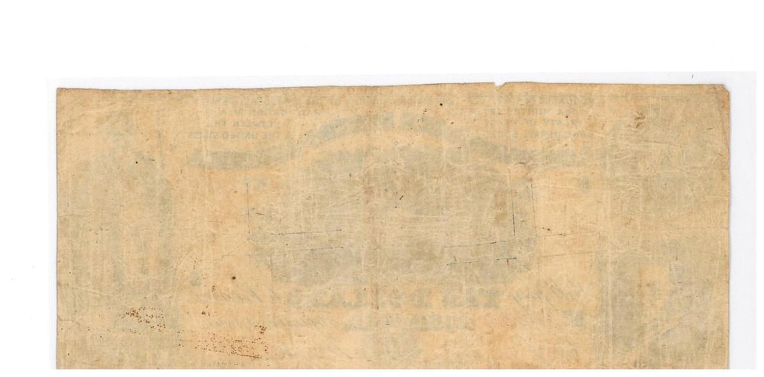 1861 Richmond $10 Confederate Currency - 2