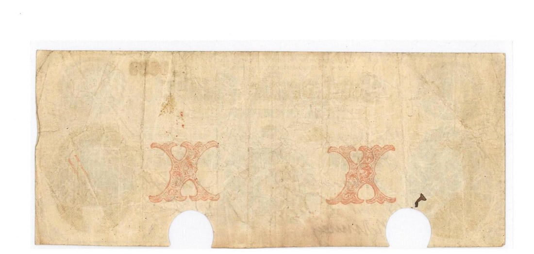 1861 $10 Confederate Currency - 2