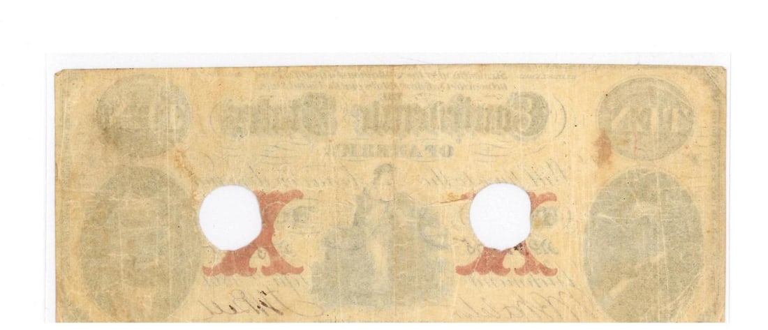1861 $10 Confederate Currency - 2