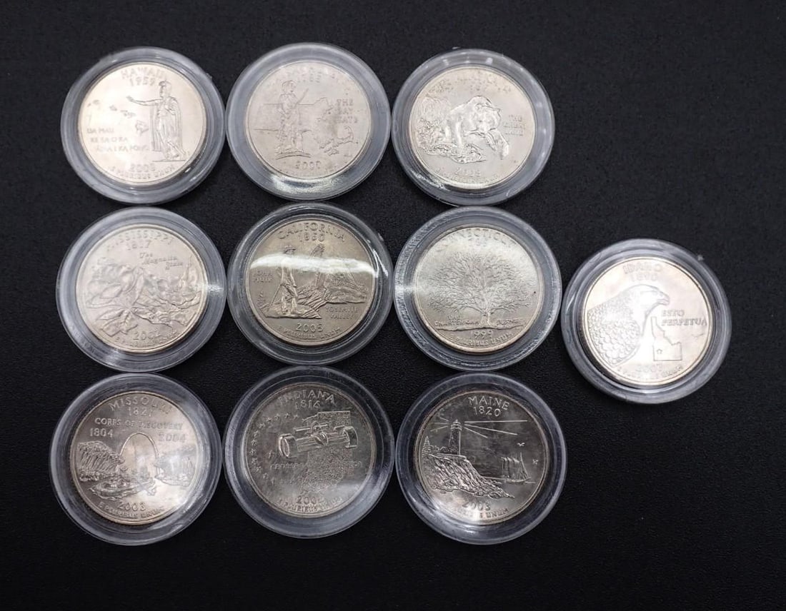 (174) Pc. U.S. State Quarter Collection - 14