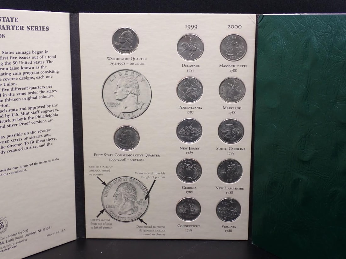 (174) Pc. U.S. State Quarter Collection - 8
