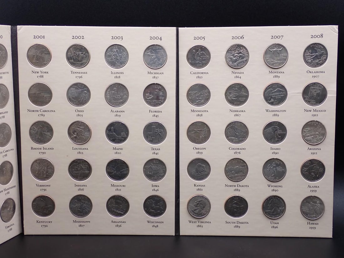 (174) Pc. U.S. State Quarter Collection - 9