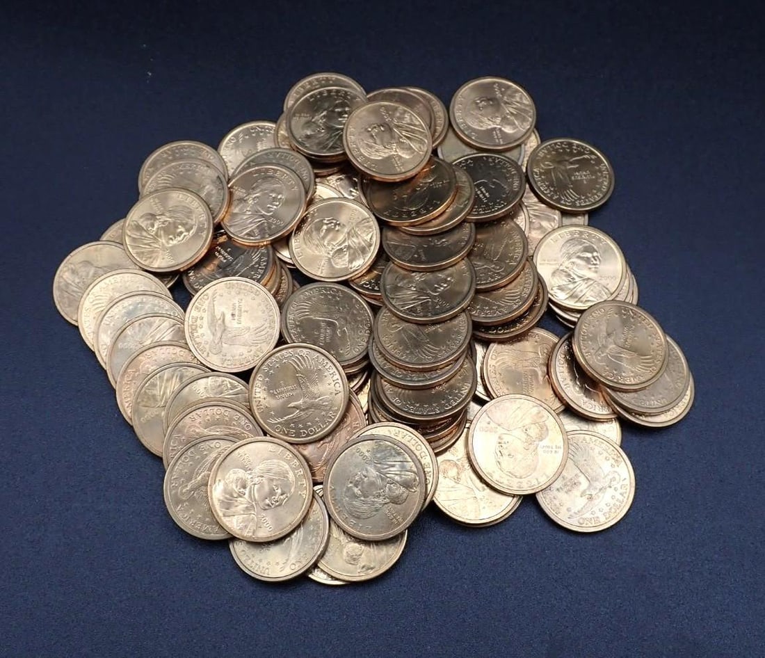 (94) U.S. Sacagawea $1 Coins - 2