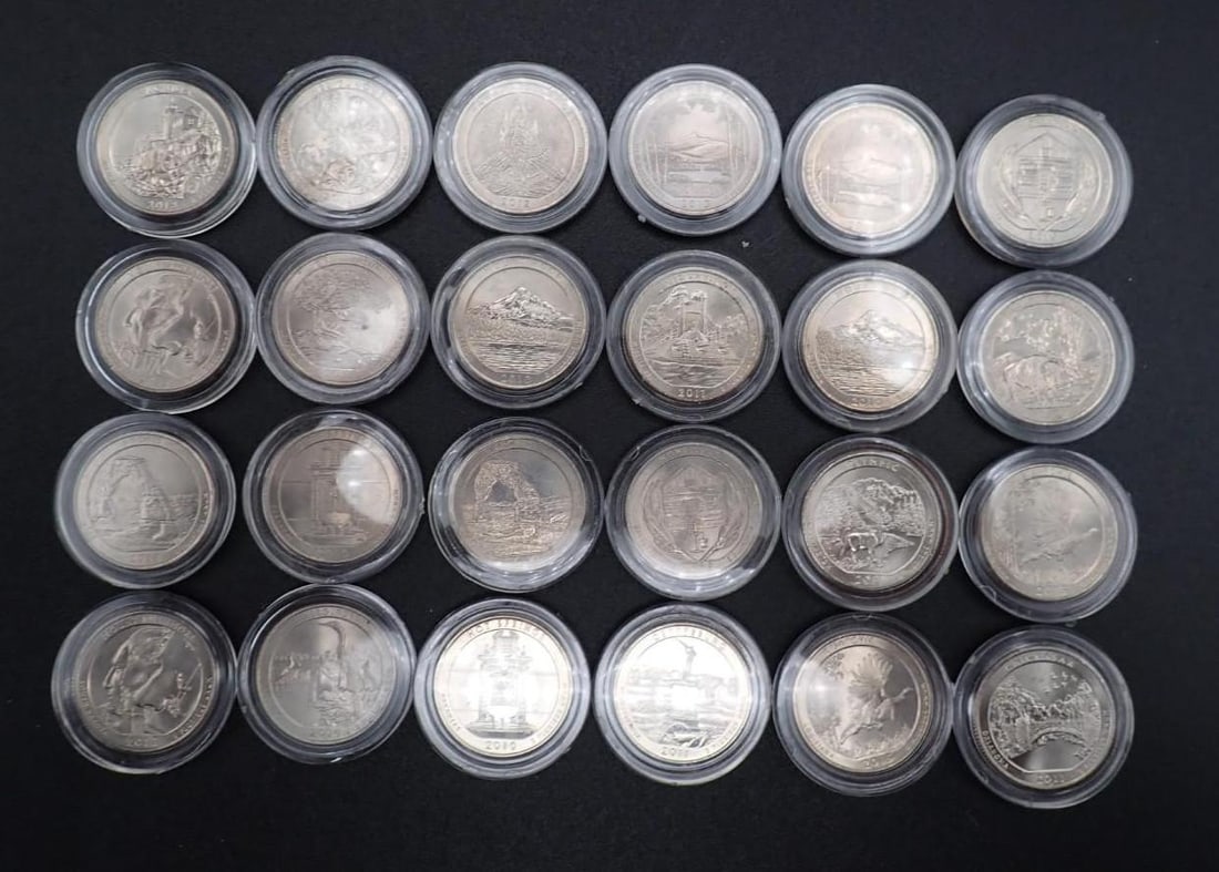 (44) Pc. U.S. National Parks Quarter Collection - 3