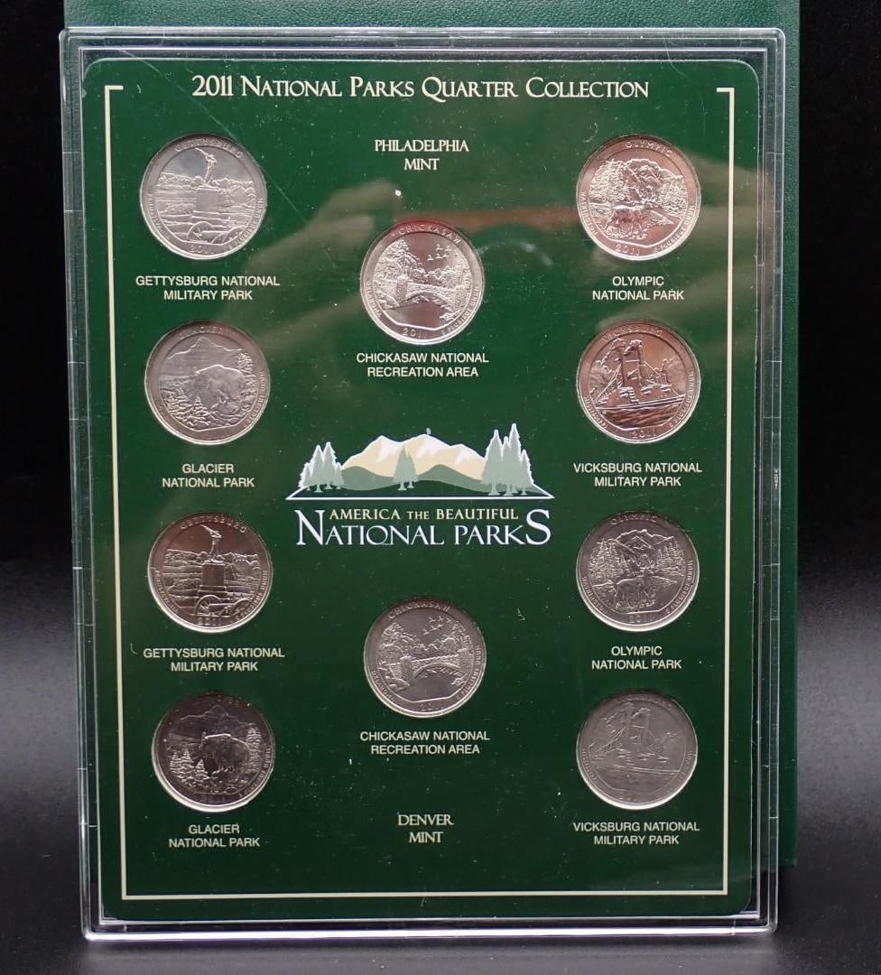(44) Pc. U.S. National Parks Quarter Collection - 9