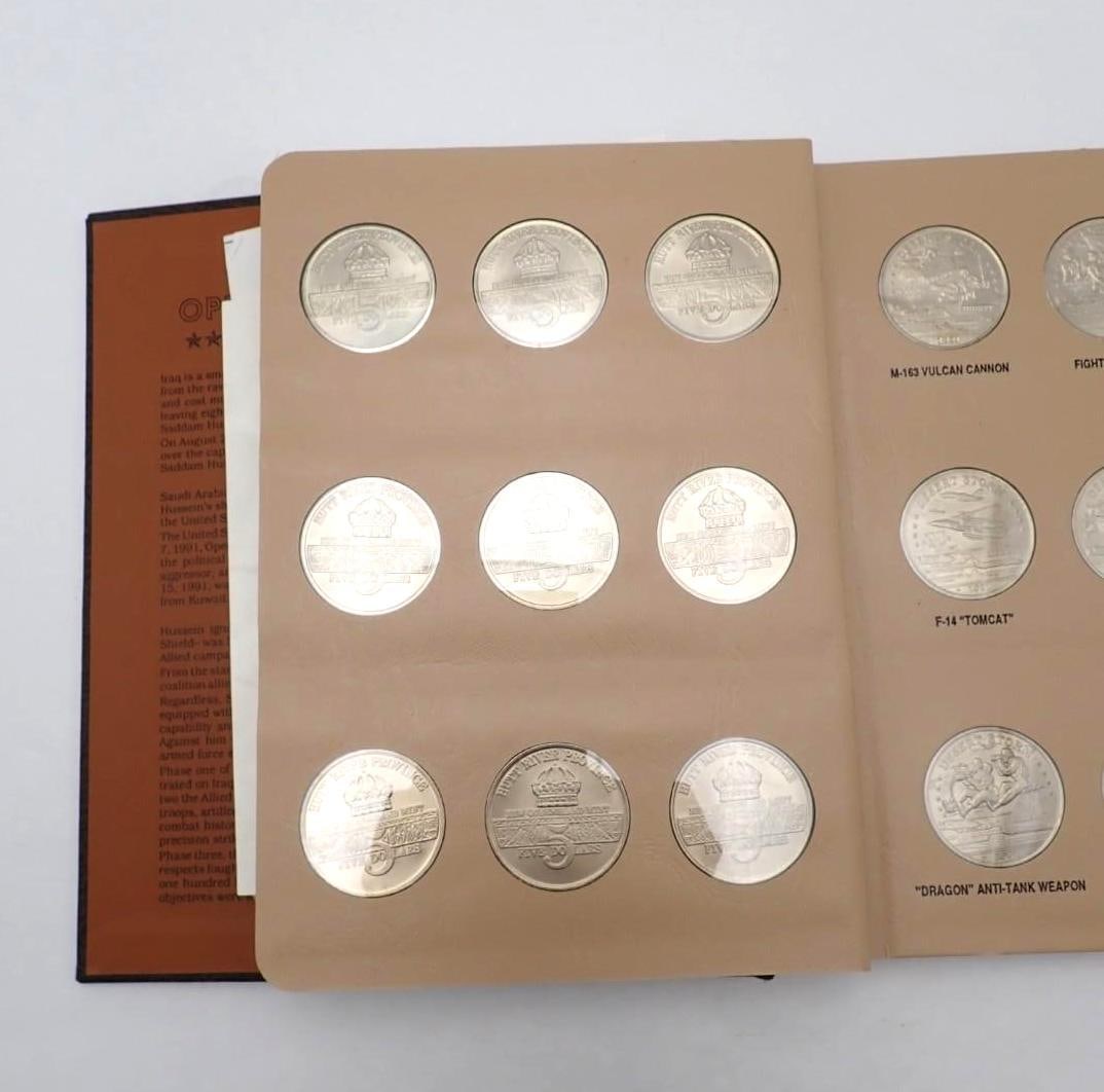 (30) Pc. Desert Storm Coin Collection - 11