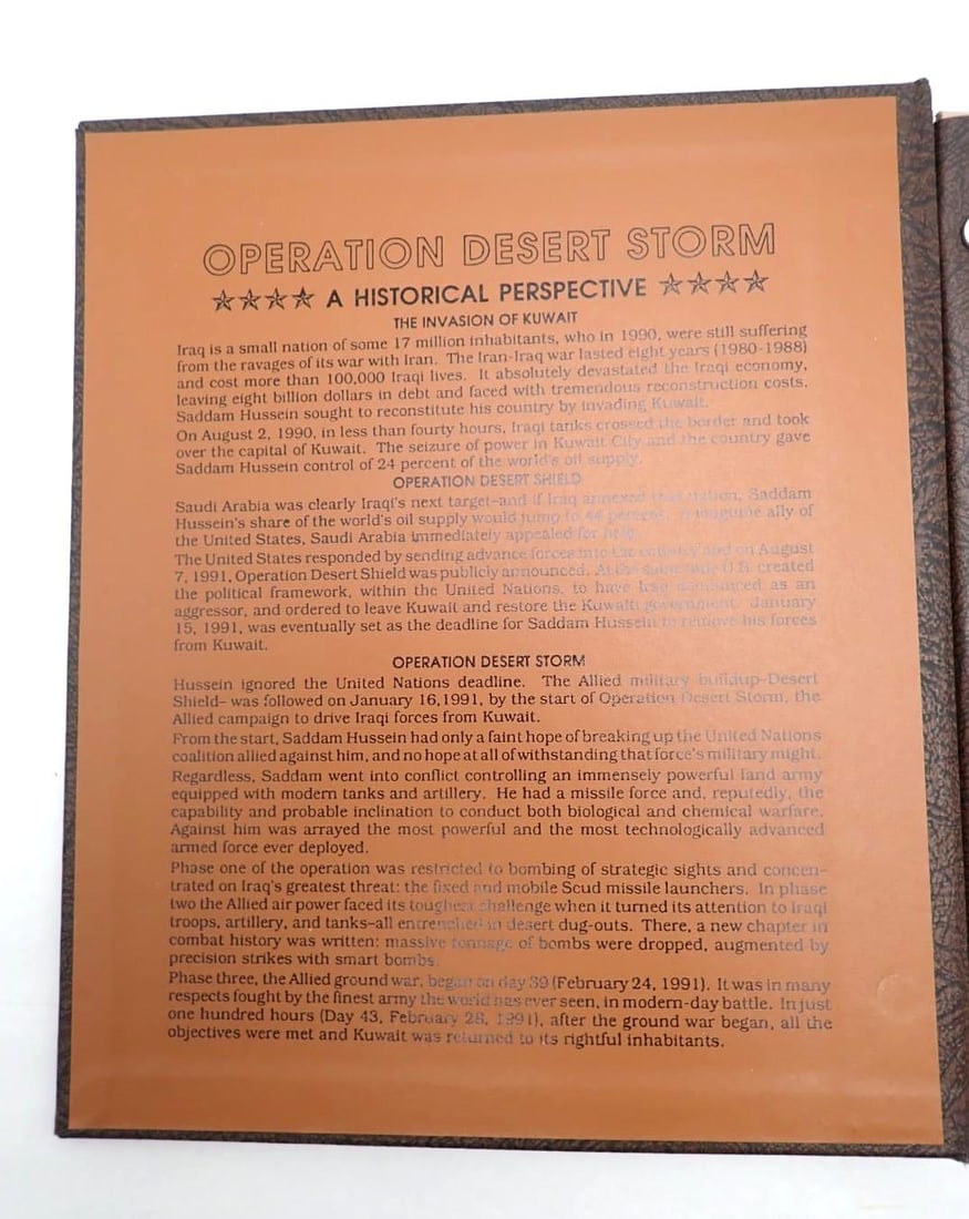 (30) Pc. Desert Storm Coin Collection - 3