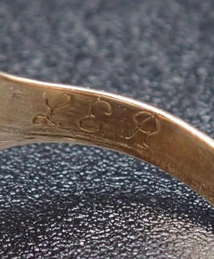 10K Yellow Gold Montpelier High School 1958 Class Ring - 3