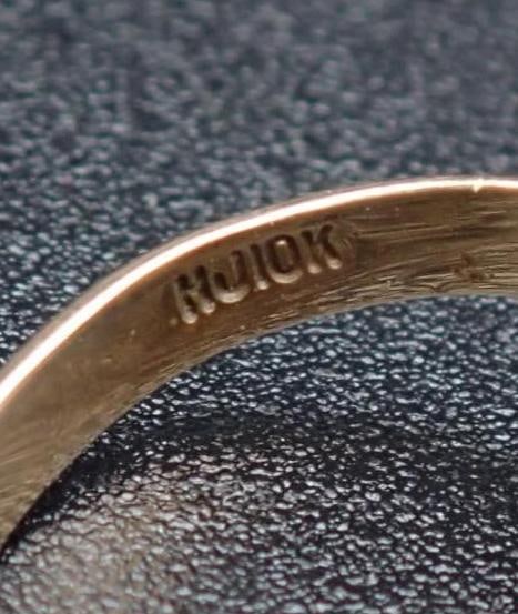 10K Yellow Gold Montpelier High School 1958 Class Ring - 4