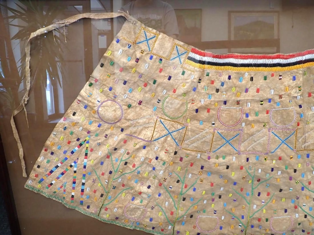 Beaded Leather Maasai Wedding Skirt - 3