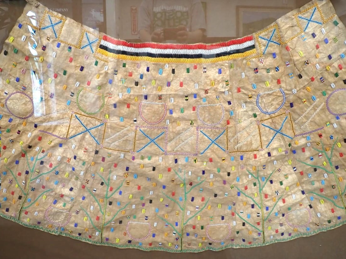Beaded Leather Maasai Wedding Skirt - 4