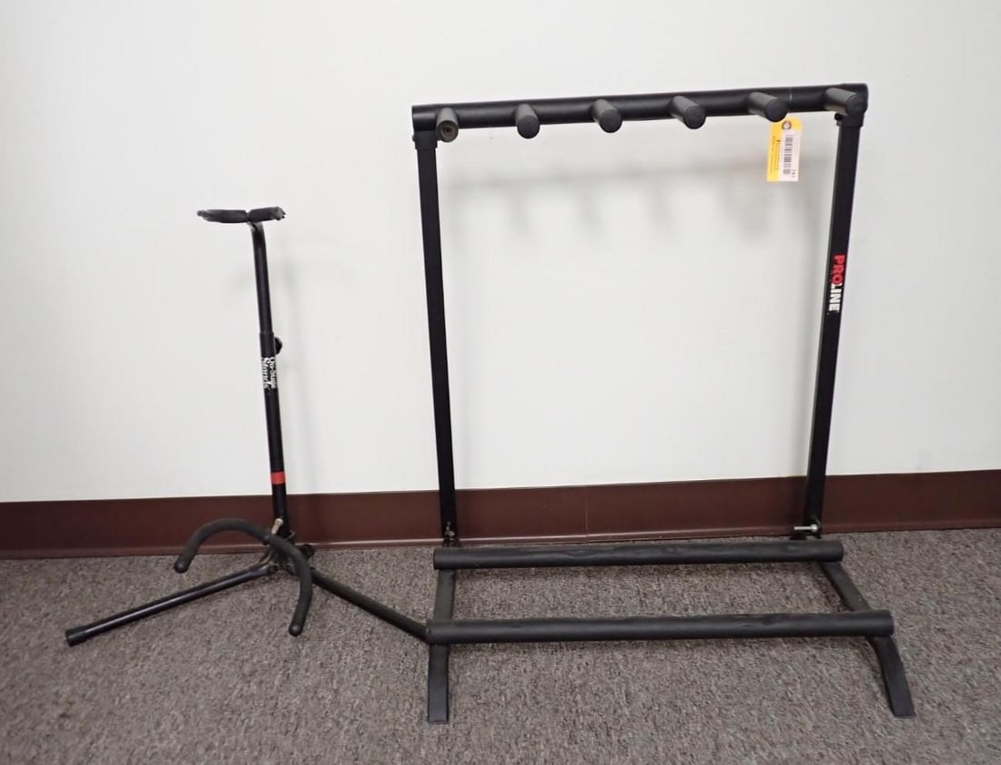 On-Stage Stands Guitar Stand & Proline (5) Guitar Rack (1 of 4)