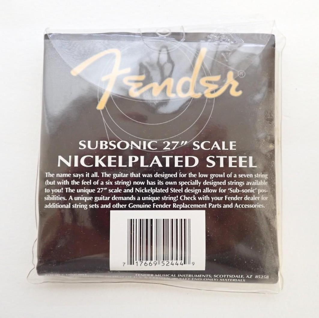 (13) Packages of Fender Subsonic 27" Steel Guitar Strings - 3