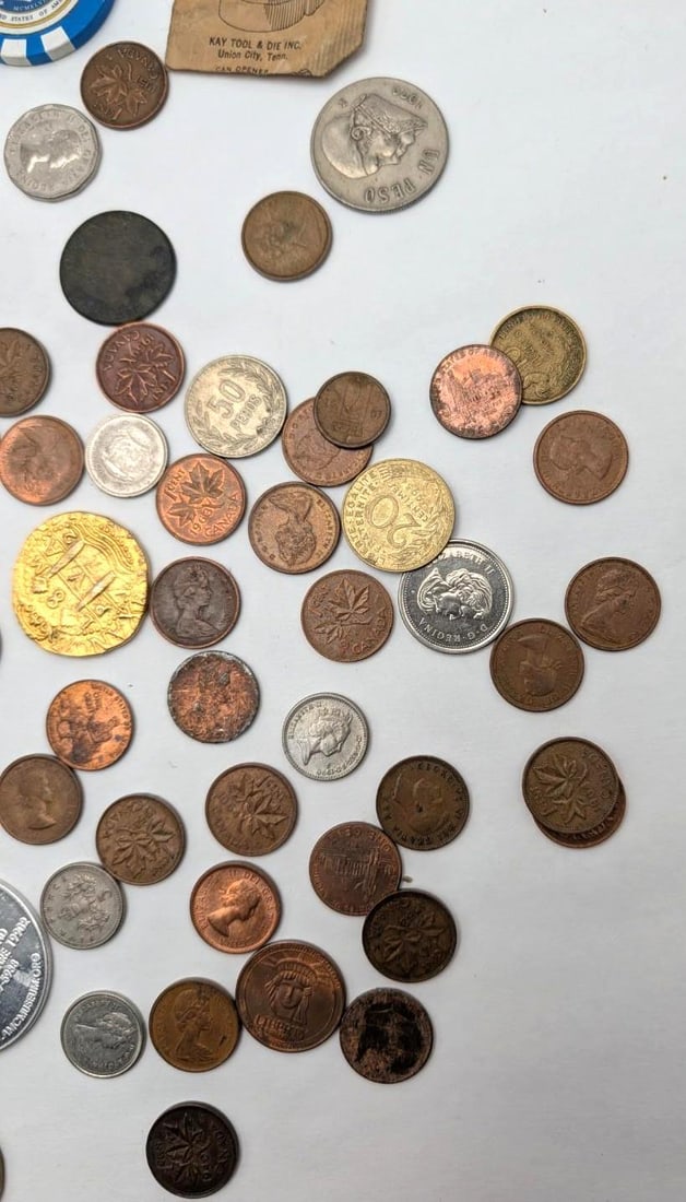 Lot of Tokens & Foreign Coins - 2