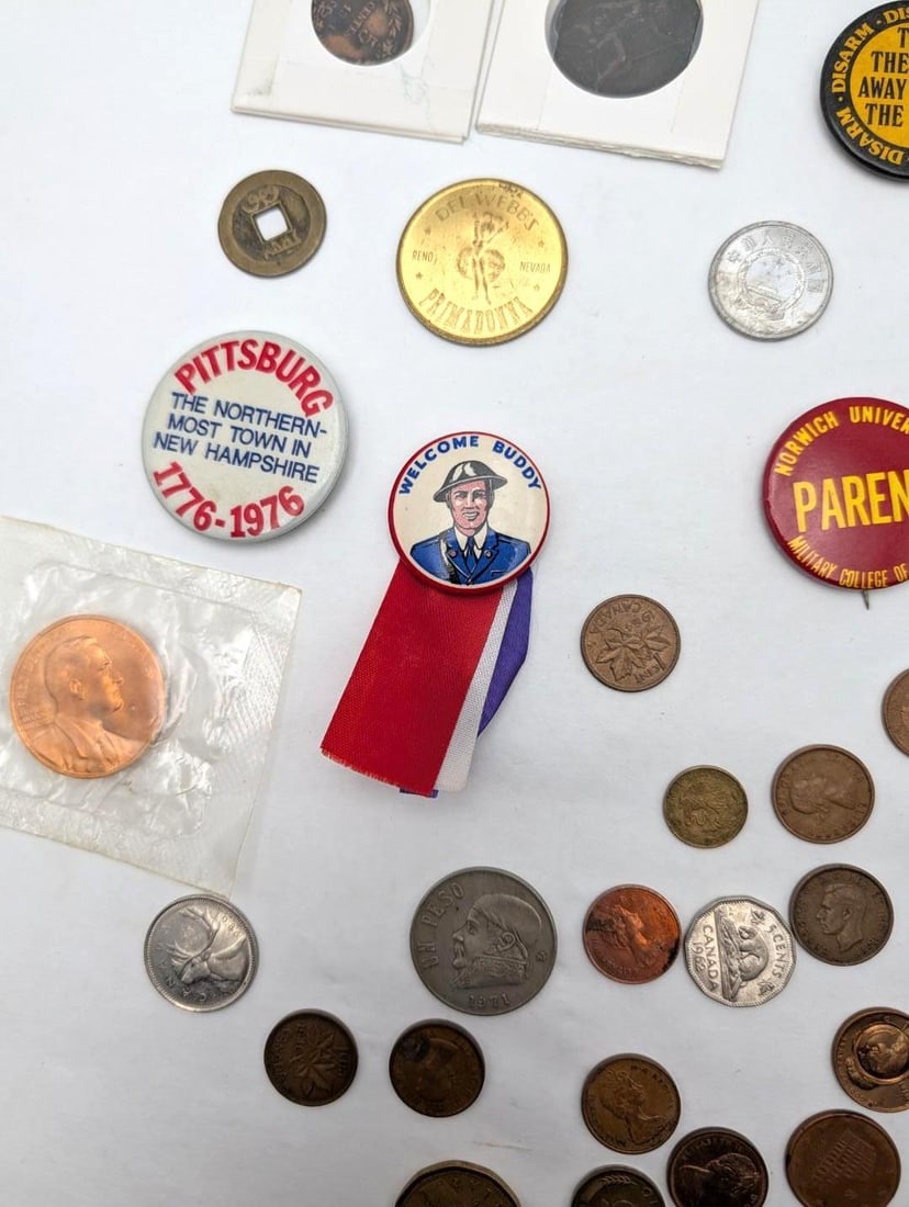 Lot of Tokens & Foreign Coins - 4