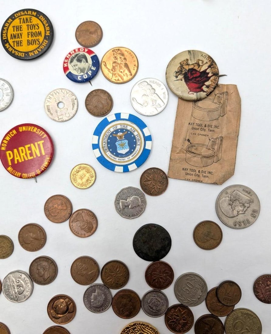 Lot of Tokens & Foreign Coins - 5
