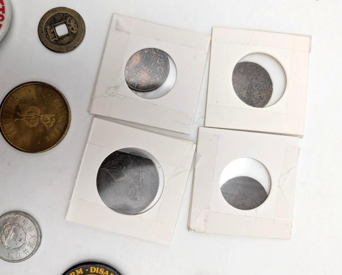 Lot of Tokens & Foreign Coins - 7