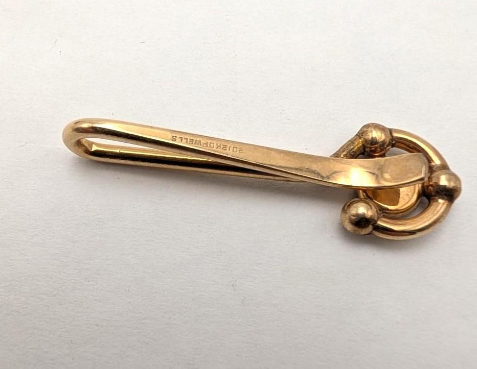 Gold Filled Cufflink & Tie Bar Set - 12