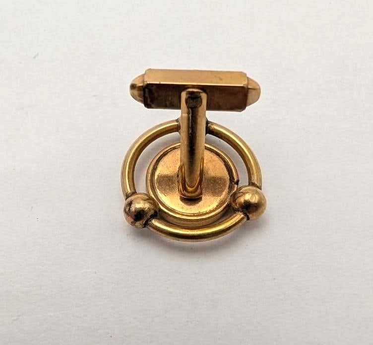 Gold Filled Cufflink & Tie Bar Set - 8