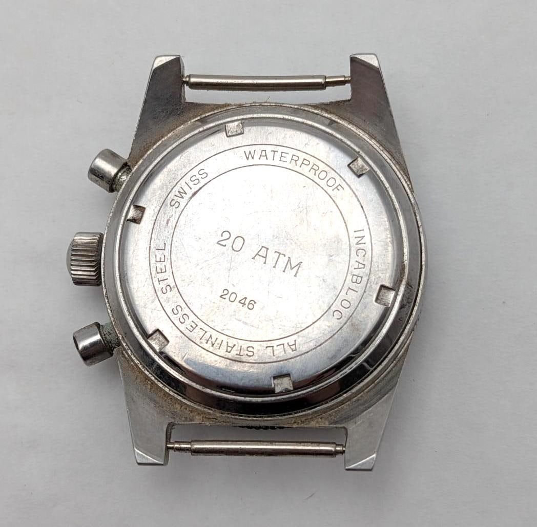 Vintage Le Marc 100 Incabloc Chronograph Wrist Watch - 3