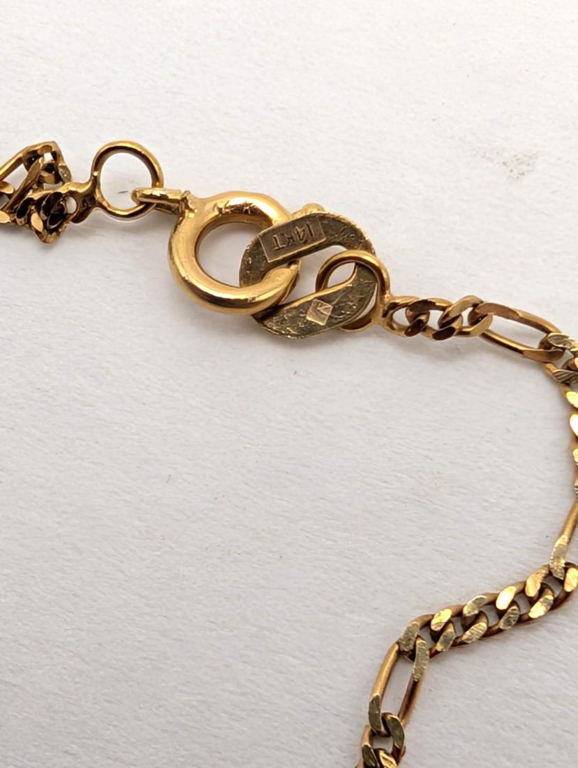 14K Yellow Gold Necklace - 6