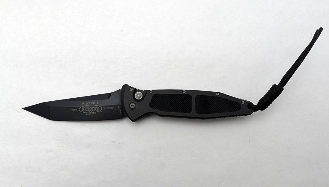 Microtech 300062 Mini Socom Tanto Automatic Knife - 6
