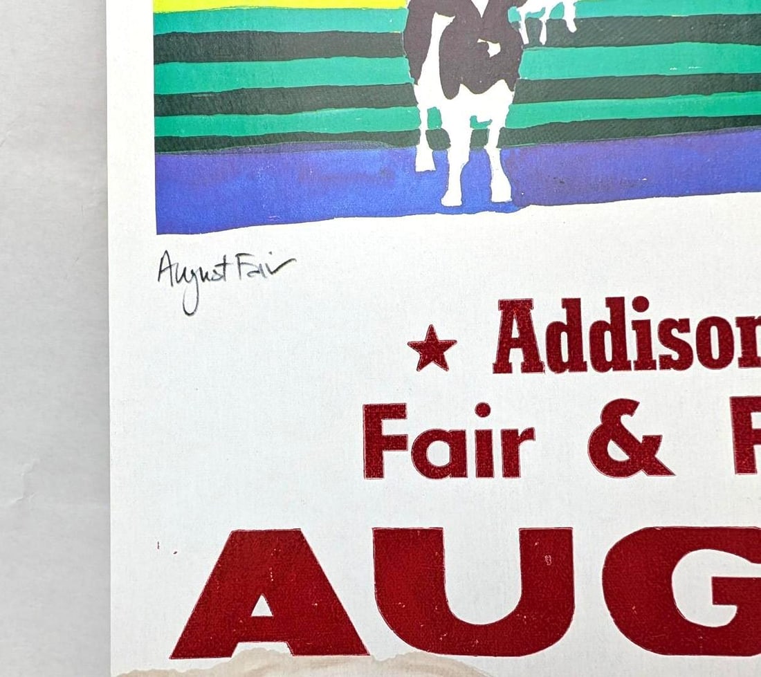 Addison County Fair & Field Days Poster - 4