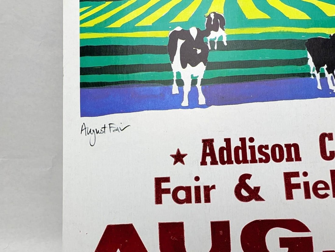 Addison County Fair & Field Days Poster - 4