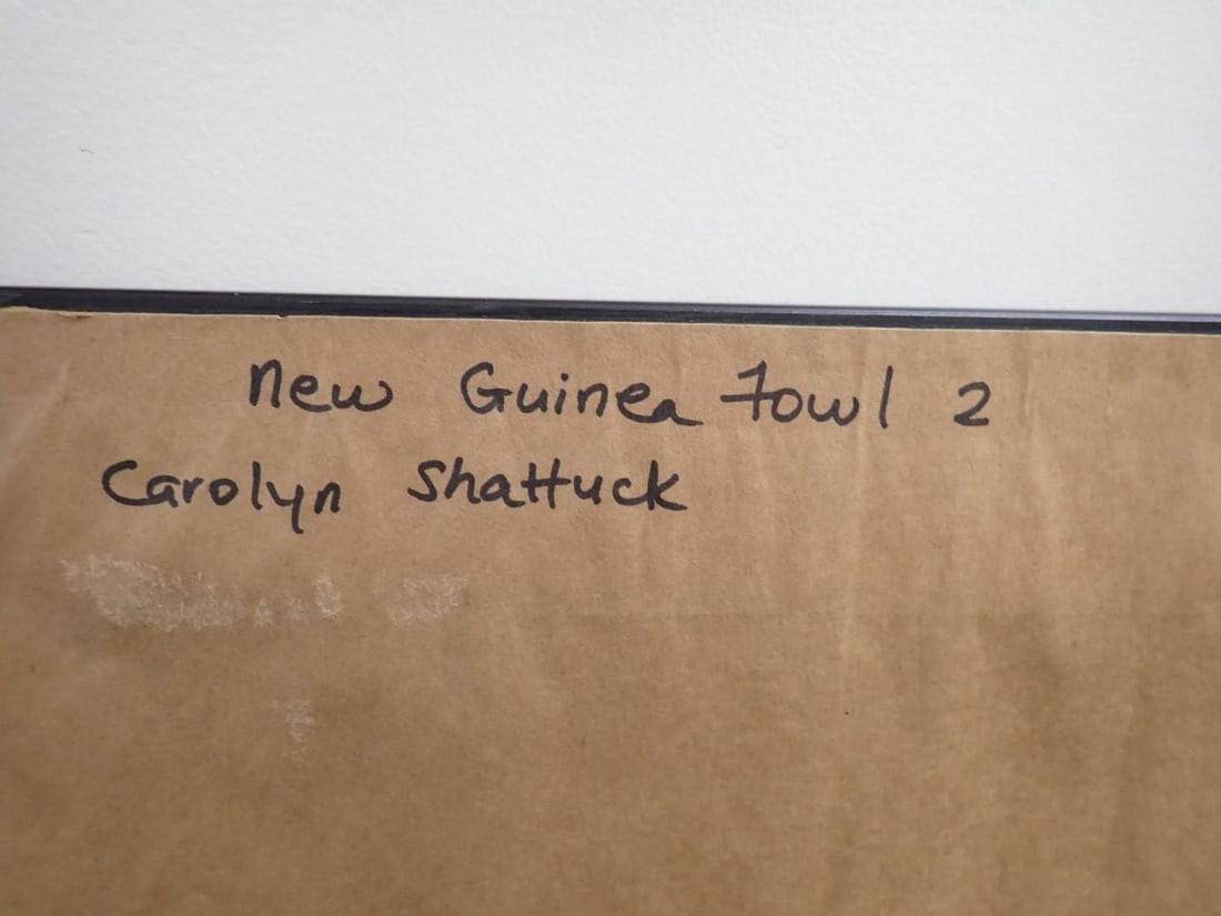 Carolyn Shattuck Collage "New Guinea Fowl 2" - 4