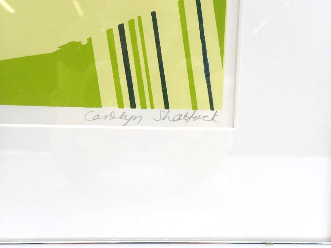 Carolyn Shattuck Silk Screen "Still Life with Pears" - 2