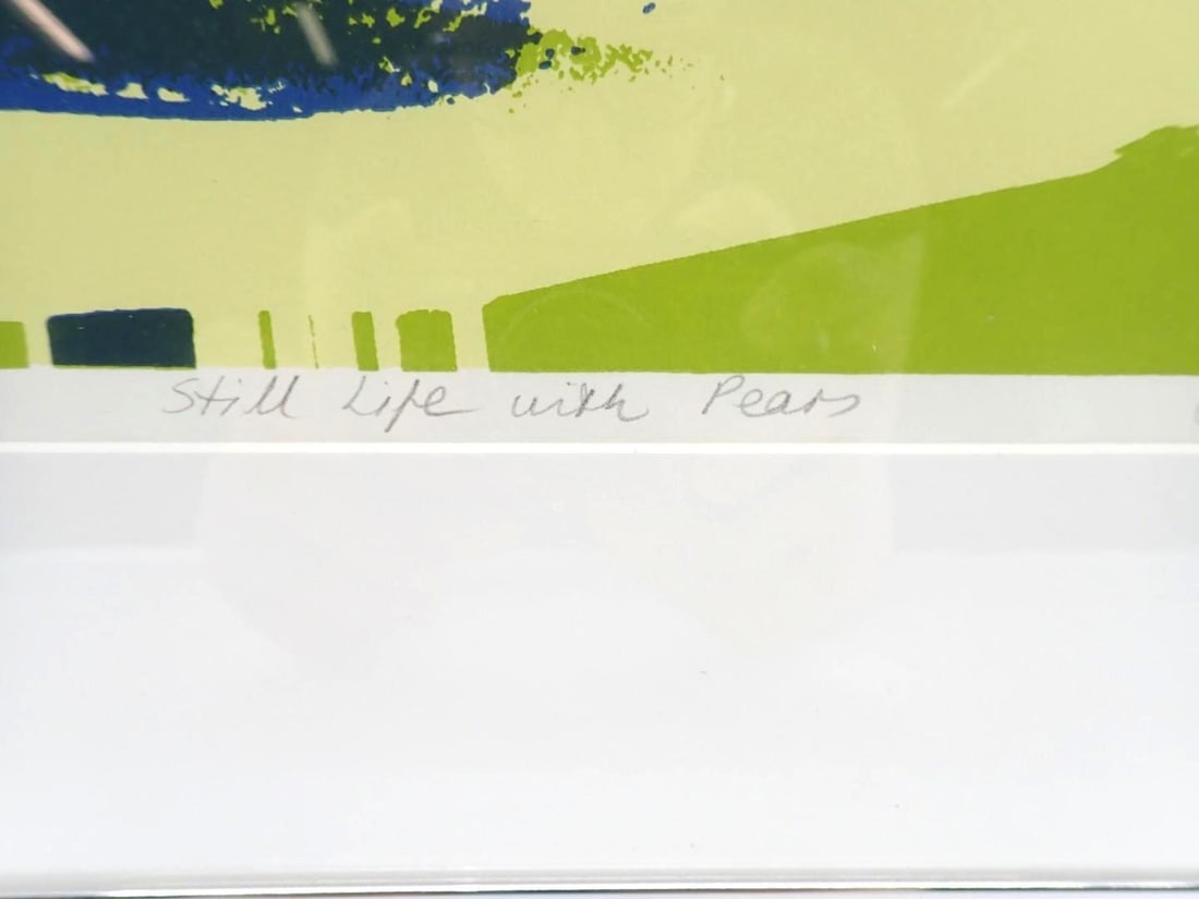Carolyn Shattuck Silk Screen "Still Life with Pears" - 3