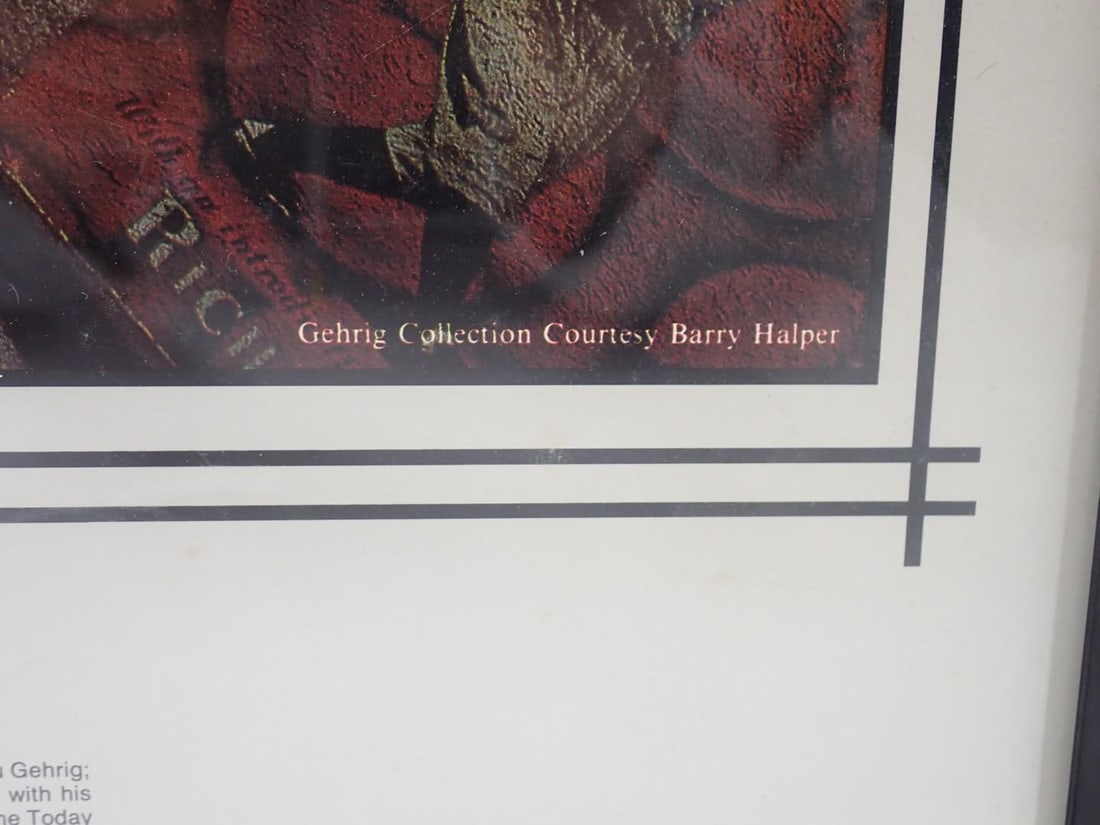 (2) Framed Baseball Lithographs - 5