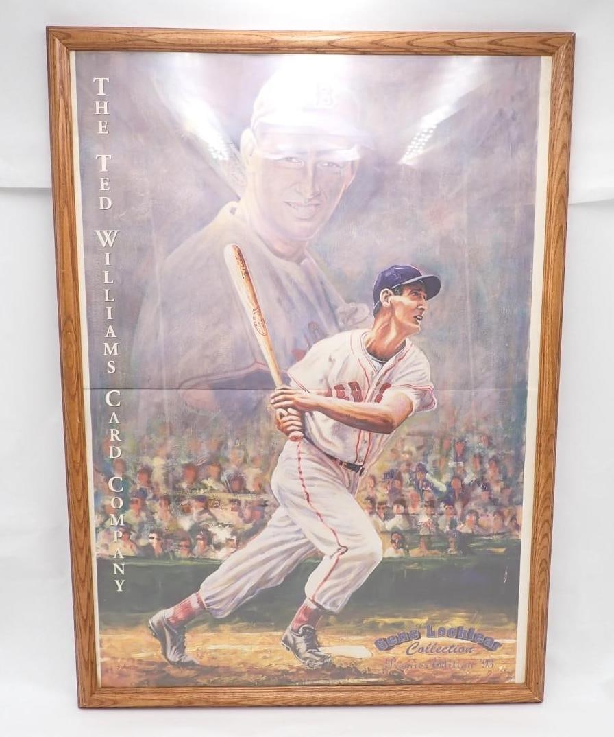 (2) Framed Baseball Lithographs - 7