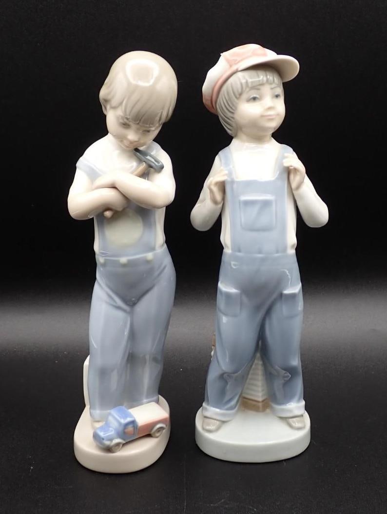 (2) Lladro Figurines: each approx 8.5" in height