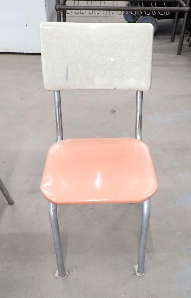 (5) Pc. Richcraft 1950's Chrome Table and Chairs Set - 2