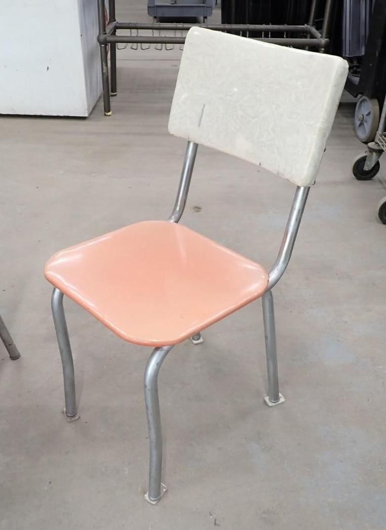 (5) Pc. Richcraft 1950's Chrome Table and Chairs Set - 3