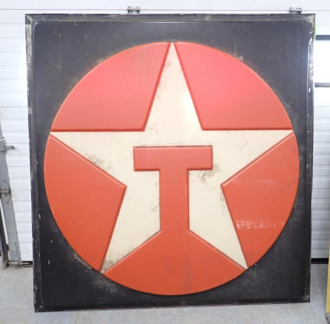 Texaco Star & Fuel Prices Sign Panels: 74.5" x 71.5" & 54.5" x 71.5"