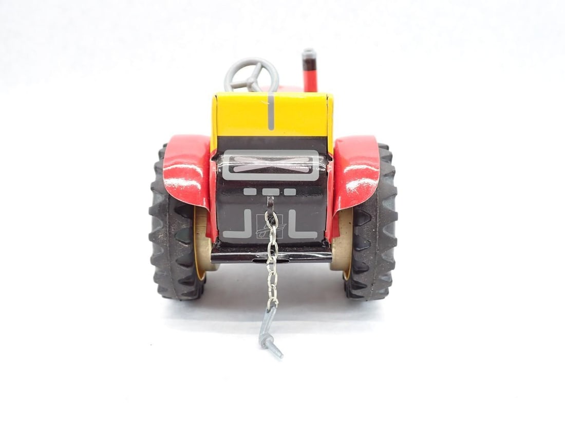 Pressed Steel Toy Zetor Tractor and Trailer - 5