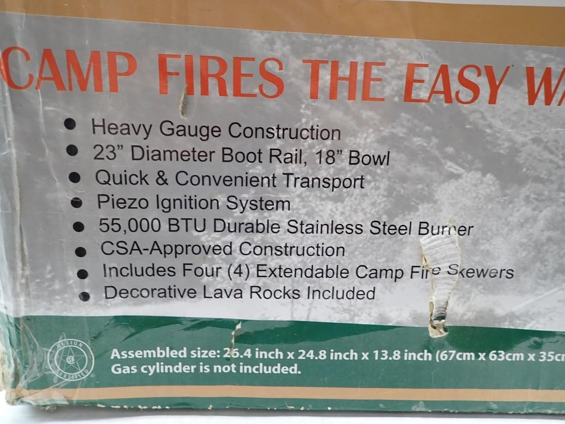 Boulder Creek Portable Gas Fire Pit - 2