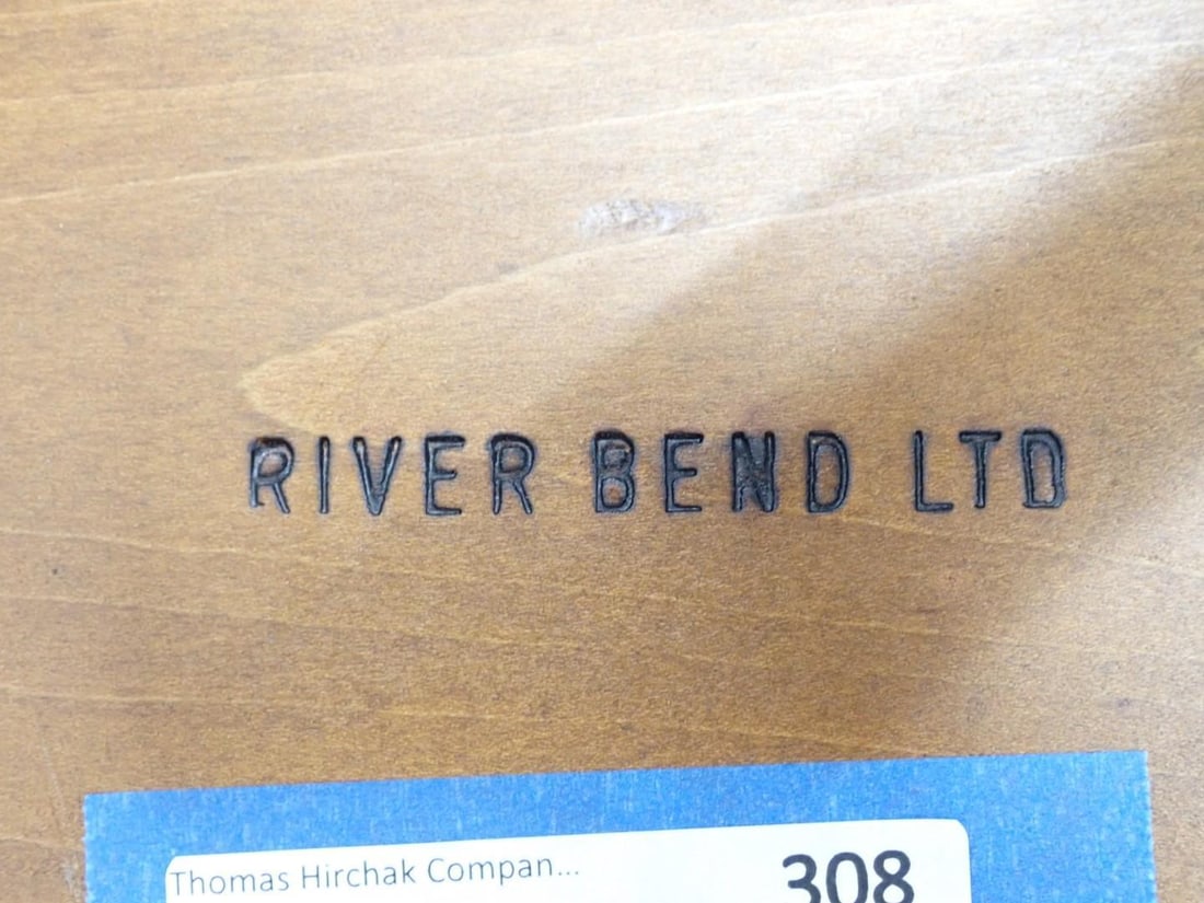 River Bend Ltd. Queen Anne Style Curly Maple Stand - 3