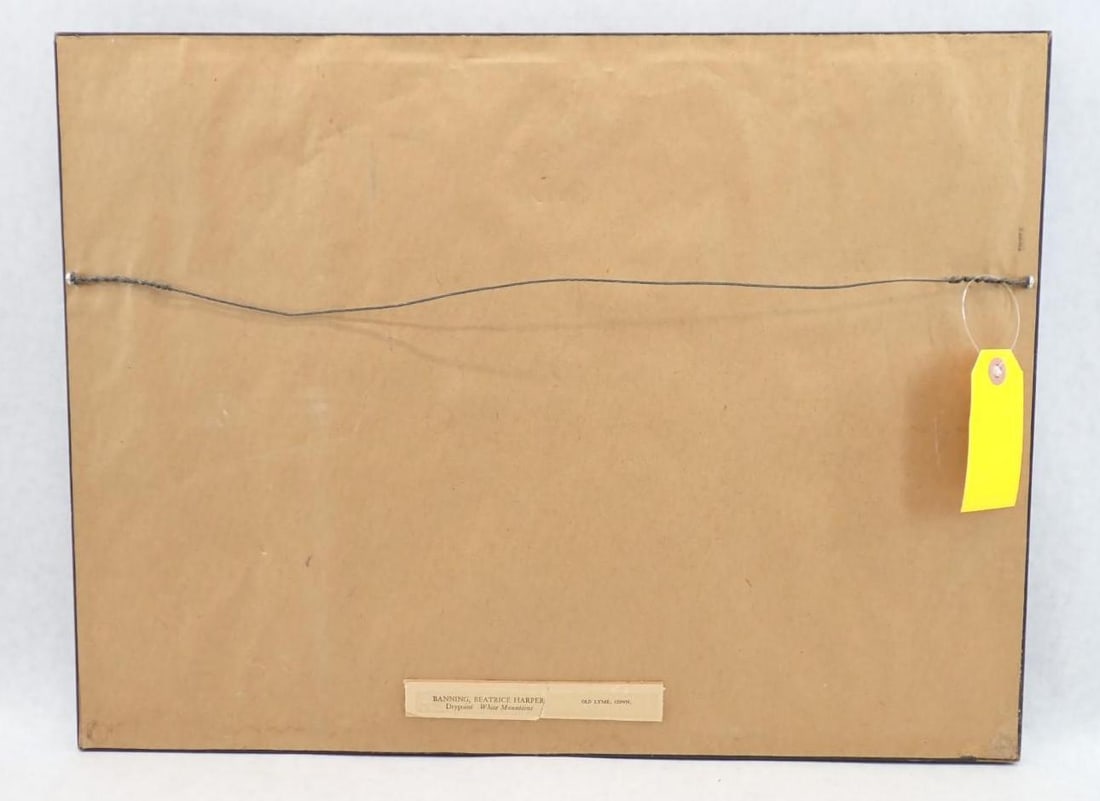 Beatrice Harper Banning Drypoint "White Mountains" - 4